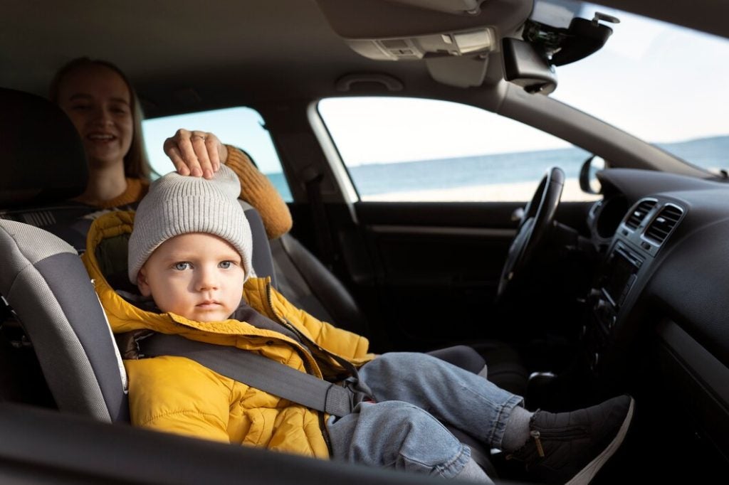 Child in a car seat