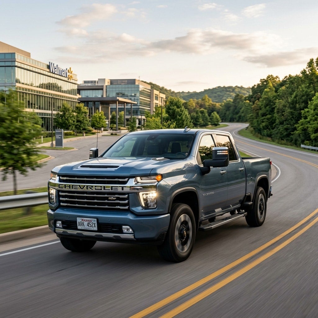 2026 Chevrolet Silverado 2500HD driving in bentonville nwa