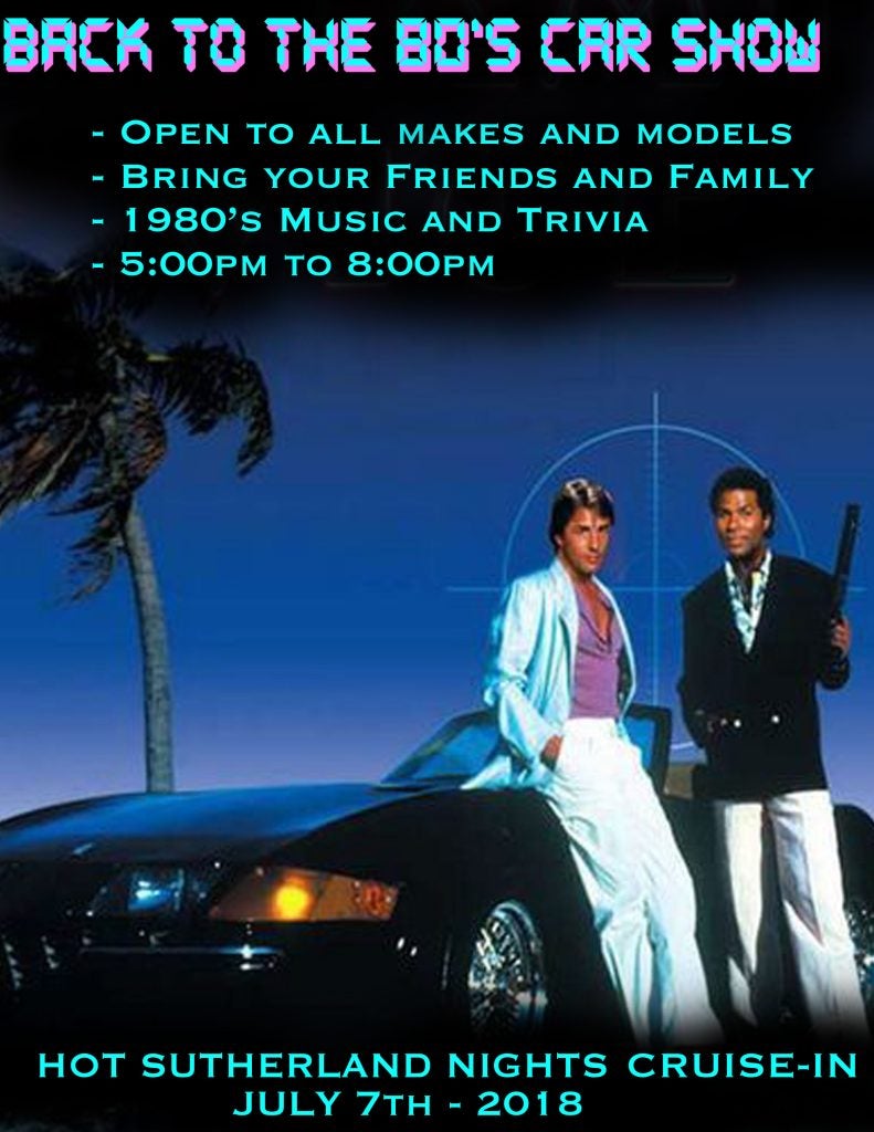 Back to the 80's Car Show / Cruise-in