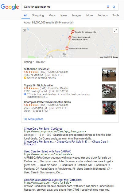 Cars for Sale
