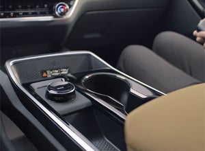 Convenient center console with pass-through 
