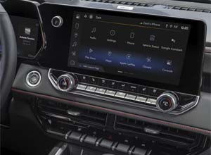 11.3-inch diagonal center touch-screen