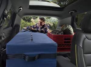 standard fold-flat front passenger seat