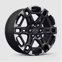 18 High gloss Black with machined face wheel