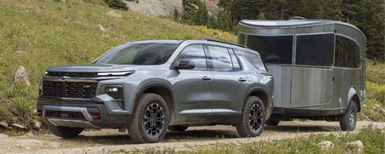 5,000 lbs.* standard towing capacity
