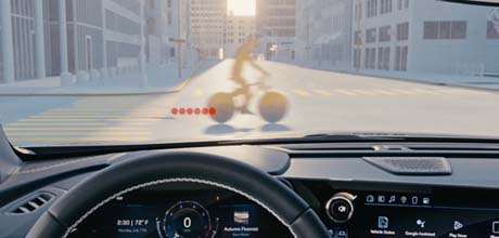 Front Pedestrian and Bicycle Braking