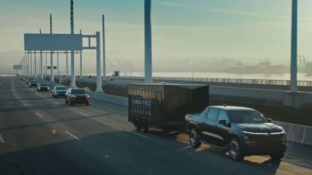 Chevy Truck on the highway