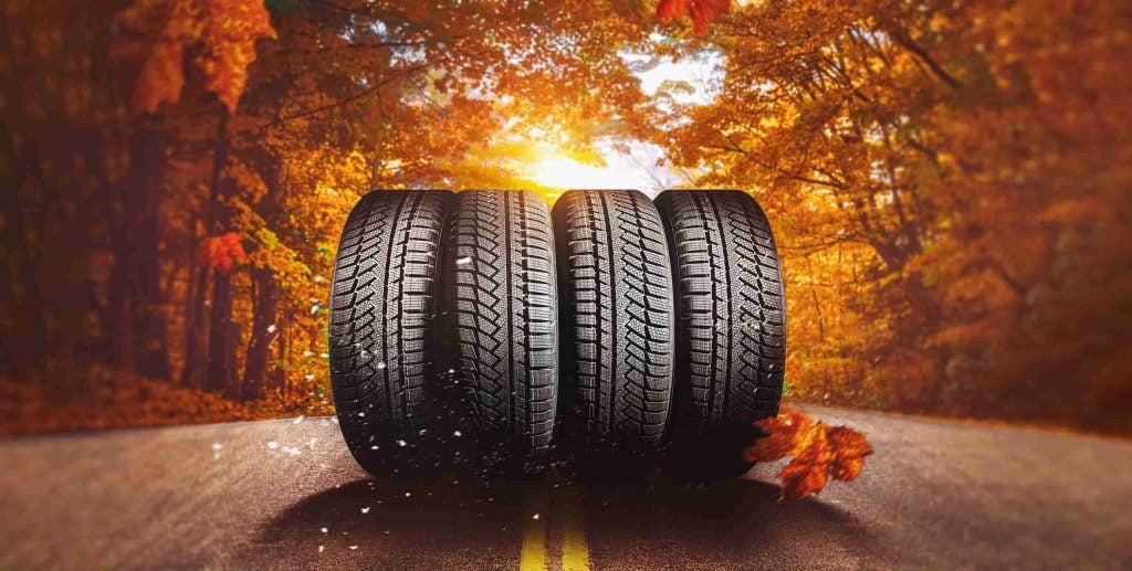 Tires and Fall Foliage