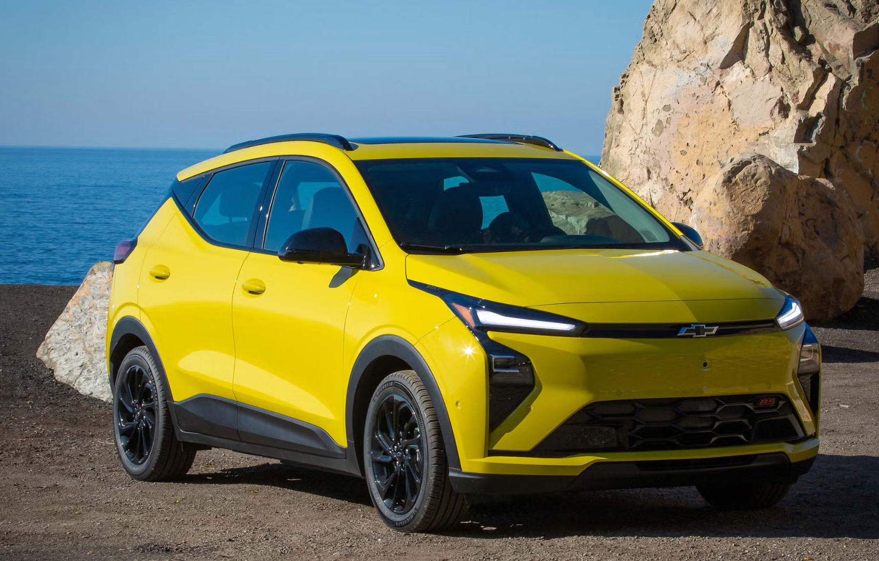 2027 yellow Chevy Bolt