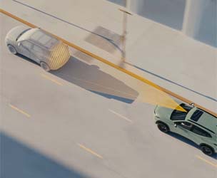 Following Distance Indicator