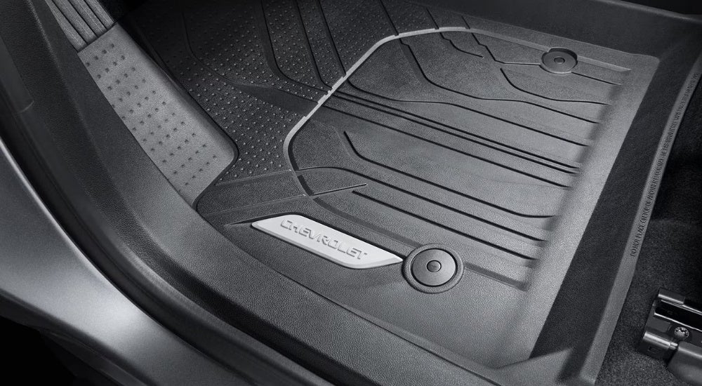 All-weather floor mat in a 2024 Chevy Blazer.