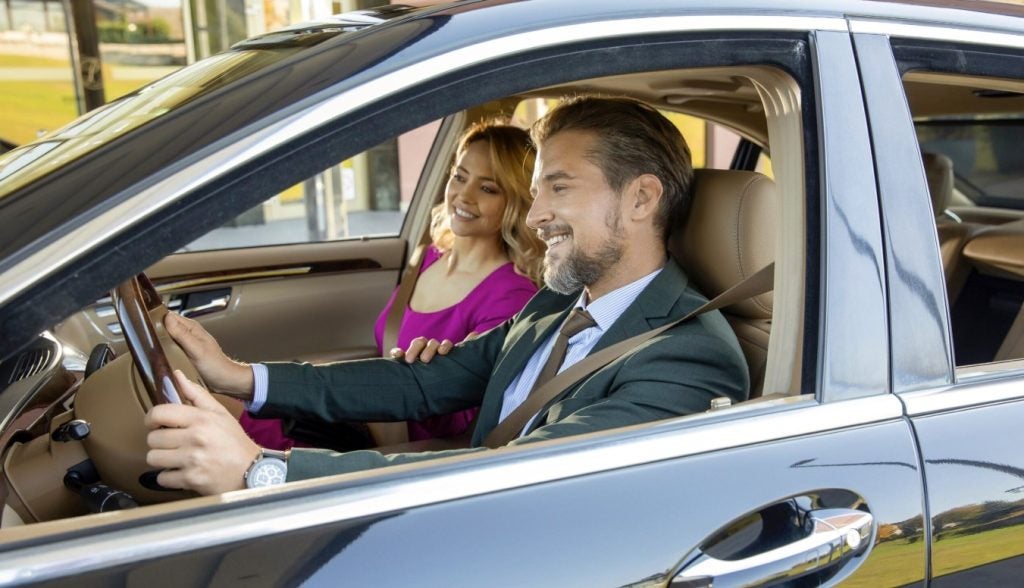 People in a car