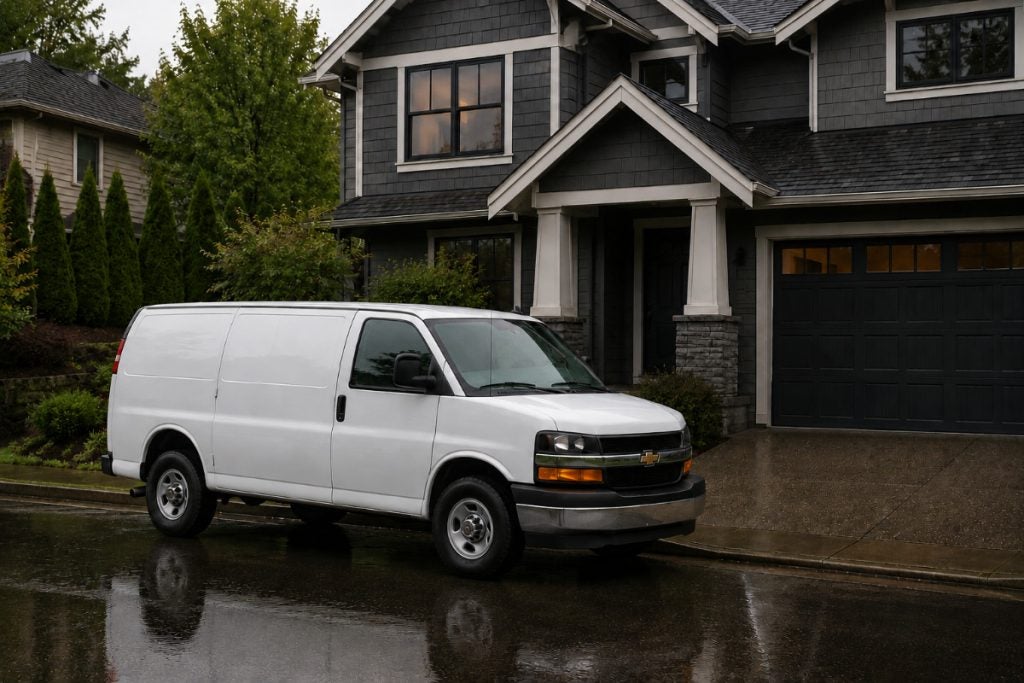 Chevrolet Express Cargo Van, Best Fleet Vehicles in the Seattle Tacoma Area for Electricians, Jet Cheverolet