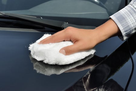 Washing a car