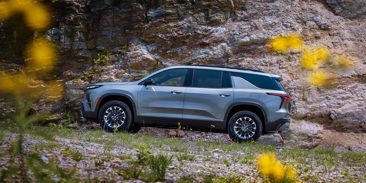2026 Traverse Z71 on a mountain trail