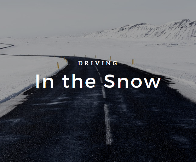 Driving in the snow