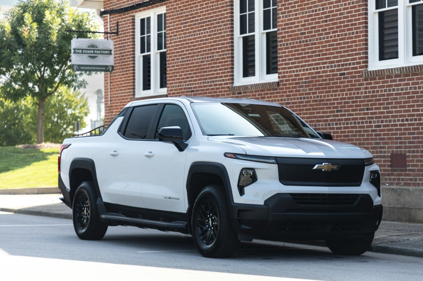 Chevy Silverado EV White