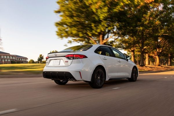 The Toyota Corolla, one of the most fuel-efficient Toyota models