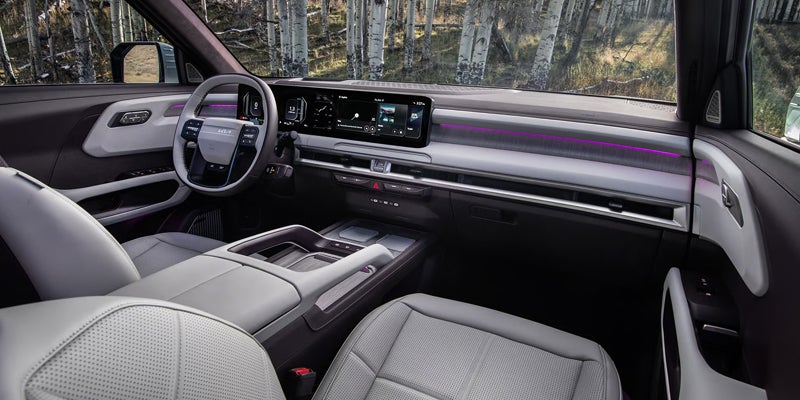 Kia interior with Safty features