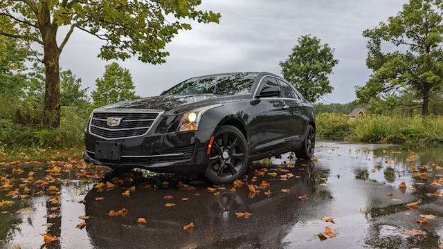black cadillac suv