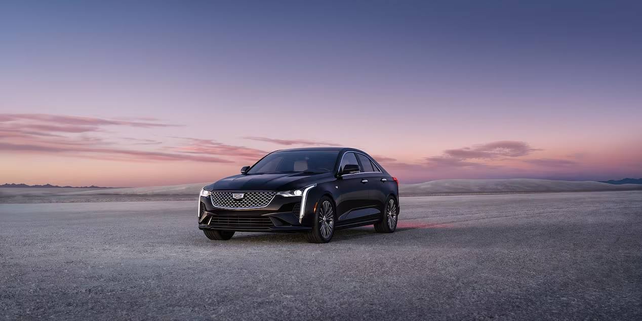 black 2026 cadillac ct4