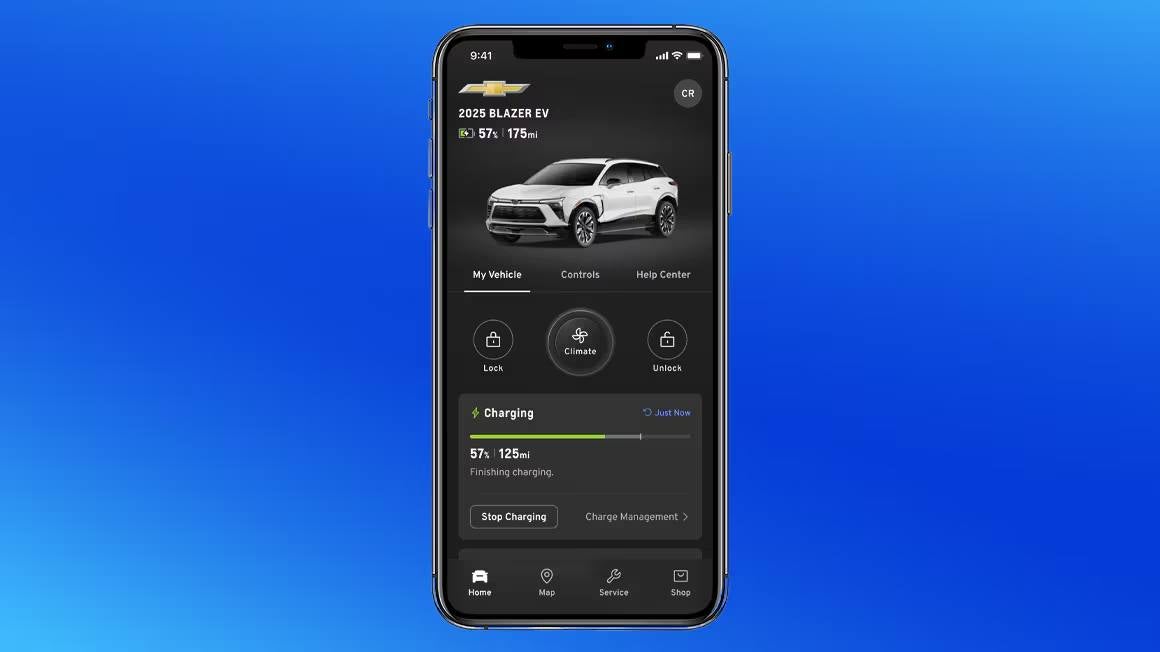 my chevy app on a phone