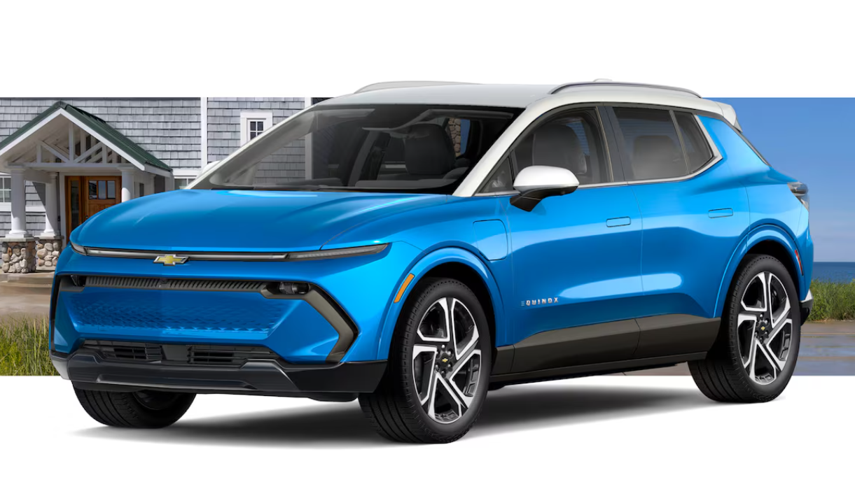 Chevy Equinox EV in Blue