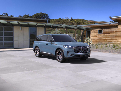 2026 Lincoln Aviator parked on a driveway