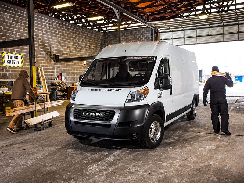 Explore the RAM ProMaster cargo van for business, fleet, and commercial hauling needs.