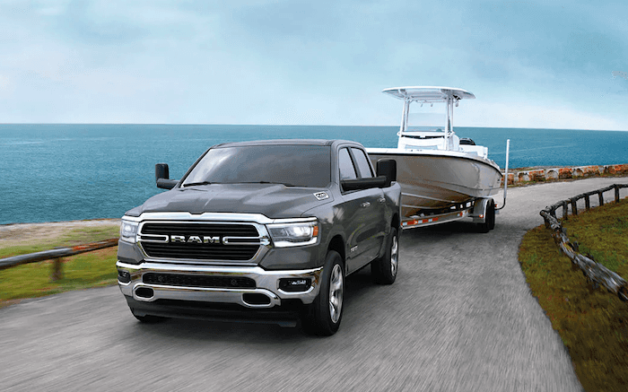 Ram 1500 Towing Boat