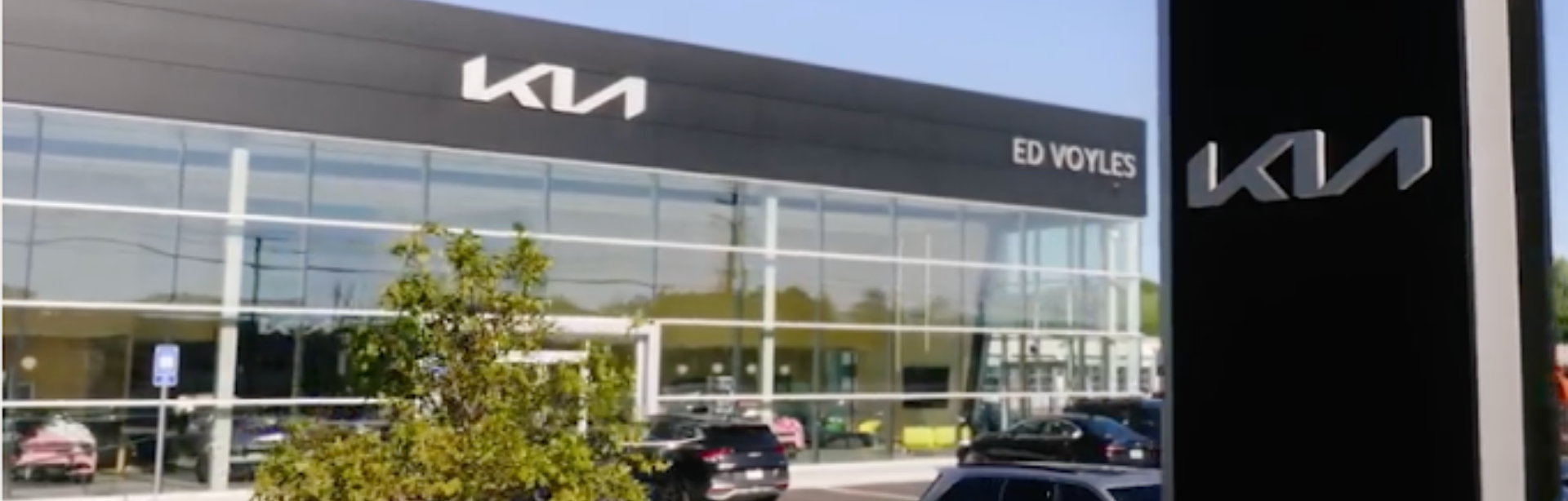 Exterior view of Ed Voyles Kia