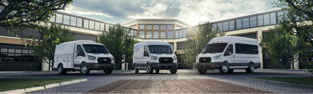 Low-Roof and High-Roof Ford Transit Vans