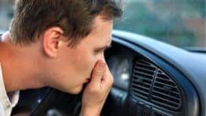 wet car smell