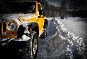 yellow jeep