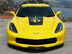 Yellow Corvette Stingray 