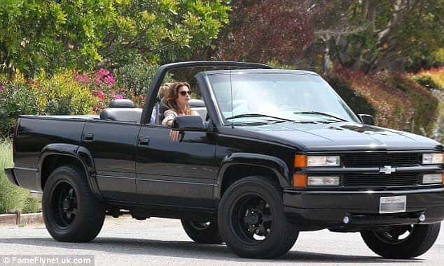 Custom-made Chevy Silverado owned by Cindy Crawford Custom-made Chevy Silverado owned by Cindy Crawford