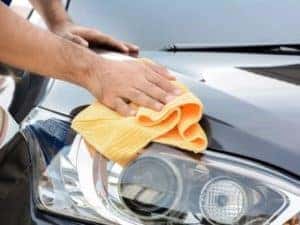 cleaning car