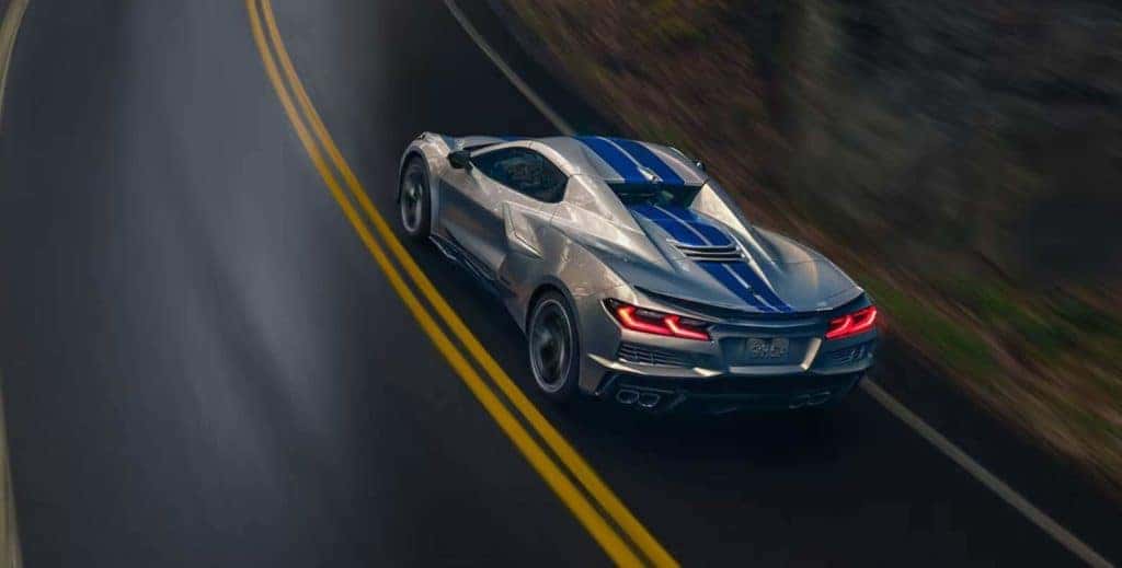 2024 Chevrolet Corvette E-Ray Exterior, on the road, e-AWD