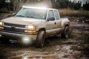Silverado in the mud
