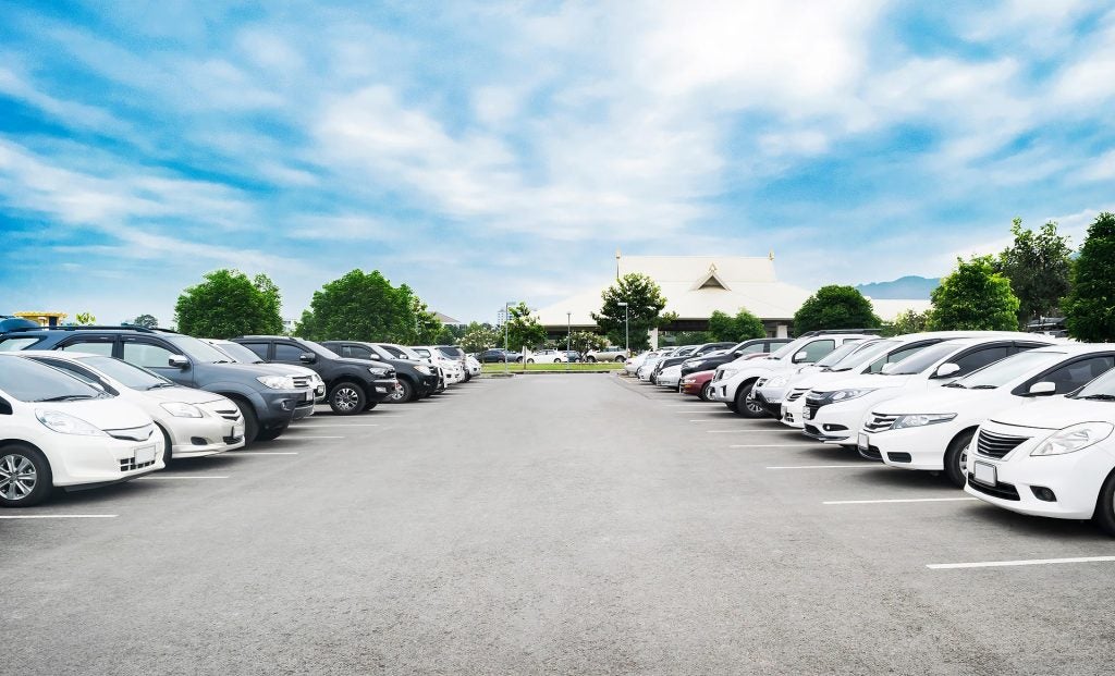 Cars at a dealership