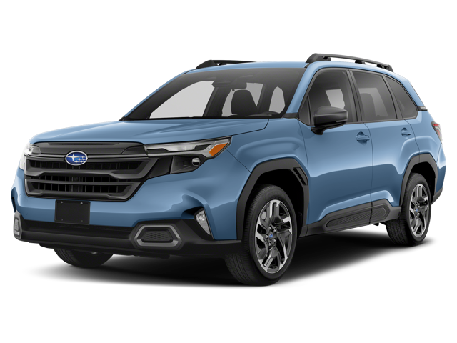 model photo of a Subaru Forester in blue