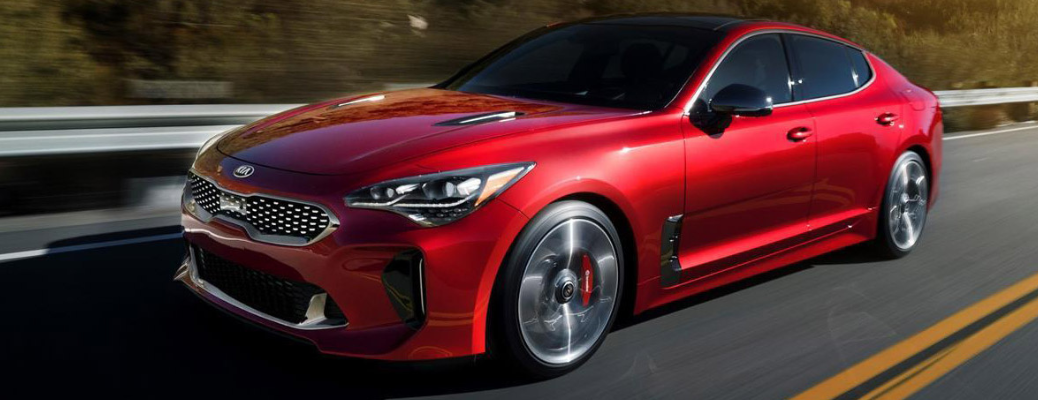 2018 Kia Stinger on road