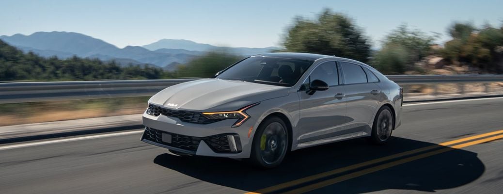 front quarter view of the 2025 Kia K5 GT