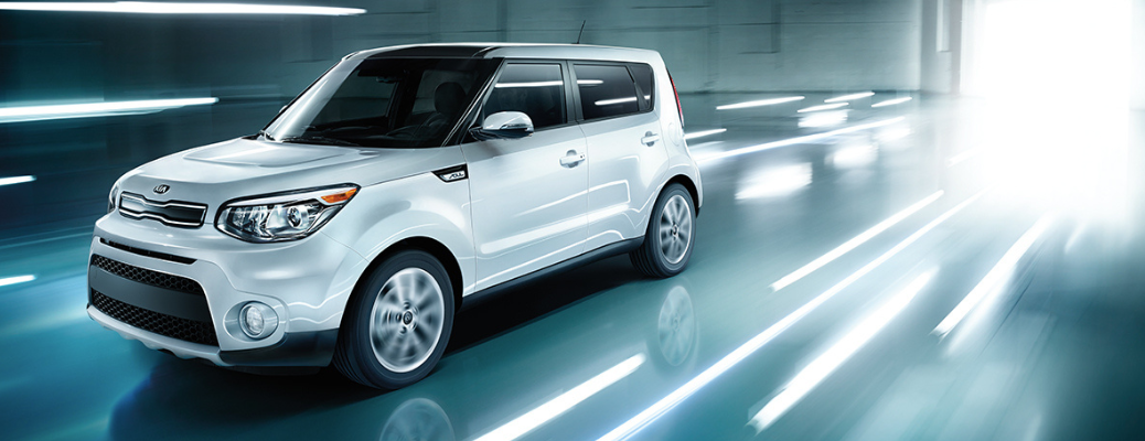 Front view of the 2018 Kia Soul