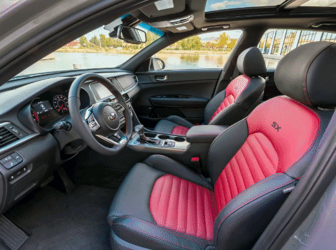 2019 Kia Optima SX and SXL two-tone leather options