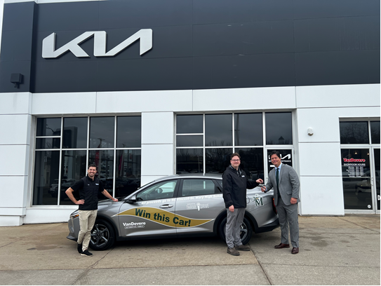 VanDevere Kia donates a 2026 Kia K4 to St. Vincent-St. Mary High School’s Irish Raffle in Akron, OH, offering the winner the chance to choose a brand-new vehicle or a cash prize to support the school’s mission.