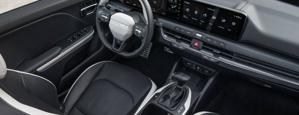 top view of the 2025 Kia K4 Sedan cockpit