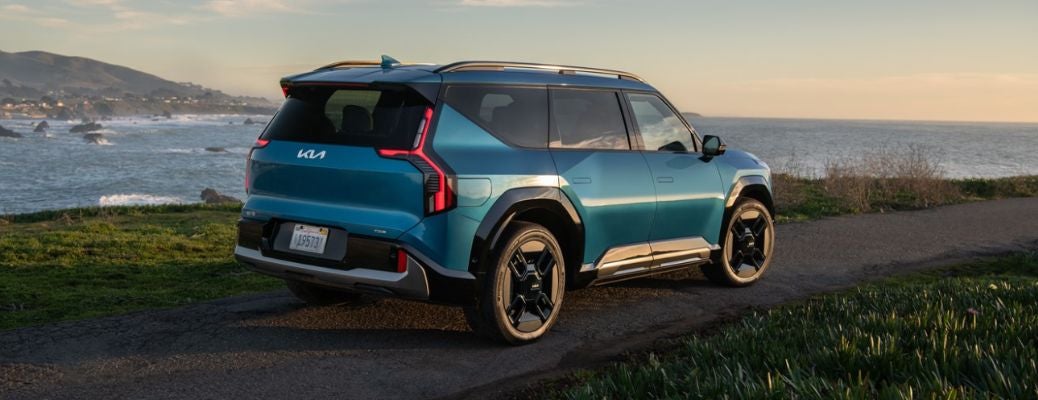 rear and side view of the 2025 Kia EV9