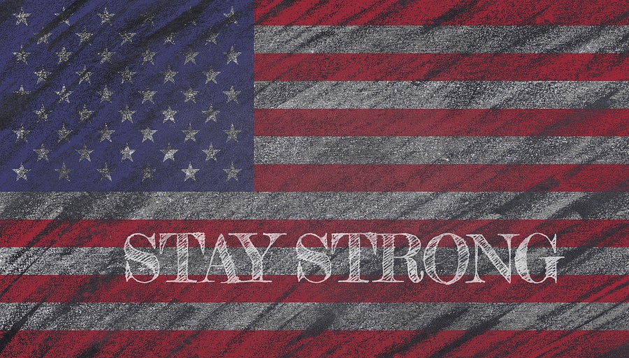 Patriotic Inspirational Positive Quote About Novel Coronavirus C