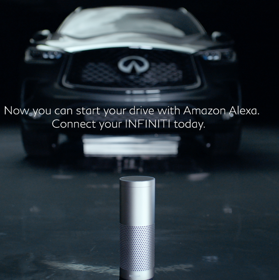 Infinity Alex advertisement
